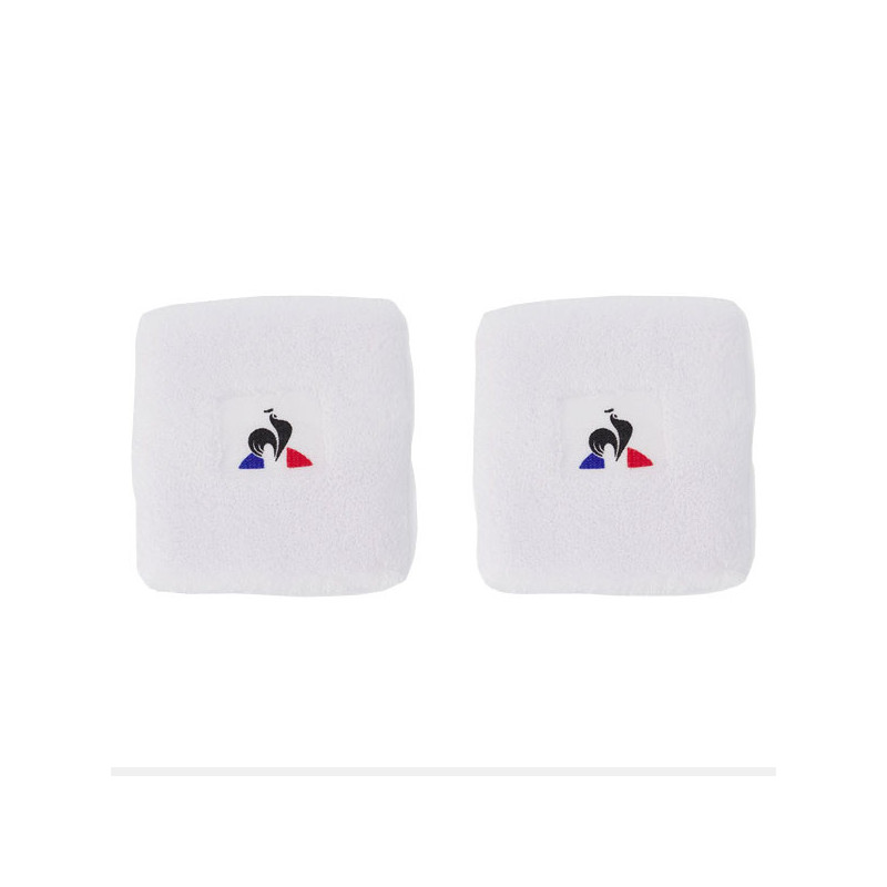 Poignets éponge Le Coq Sportif blanc