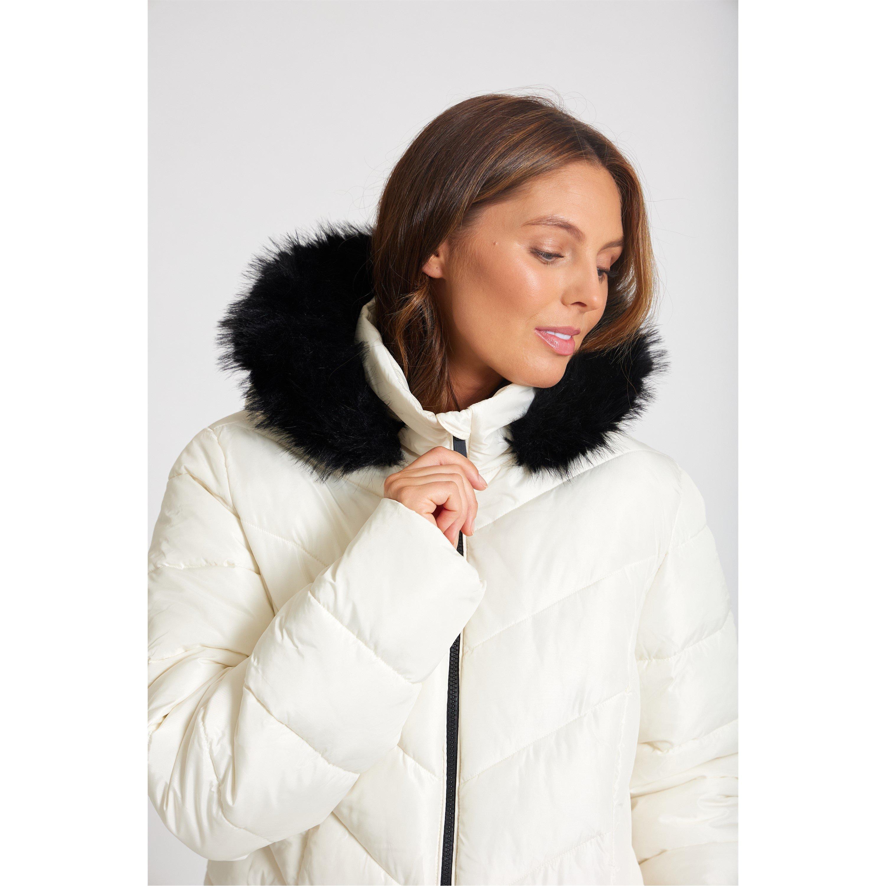 Be You Chevron Chevron Padded Coat