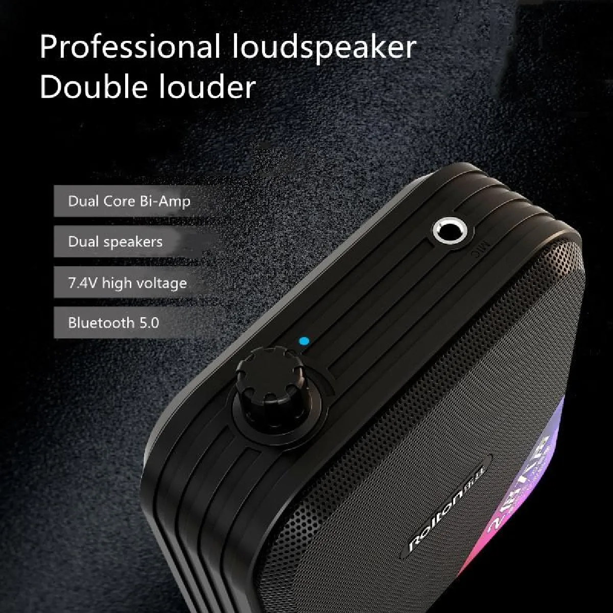 Yonis Microphone Bluetooth Puissant Avec Amplificateur