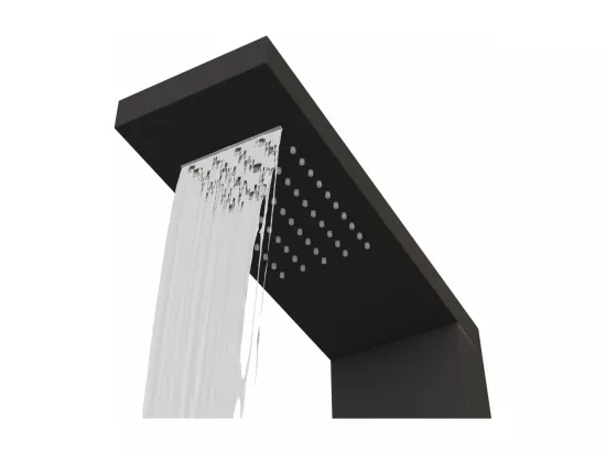 Système de panneau de aluminium noire 15 x 47 x 114 cm 02_0003120