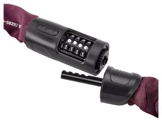 ABUS Serrure À Chaîne Code 8808C/85 Russet Rouge