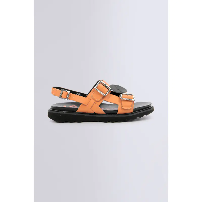 NEOSUMMER ORANGE SANDALES Cuir Femme