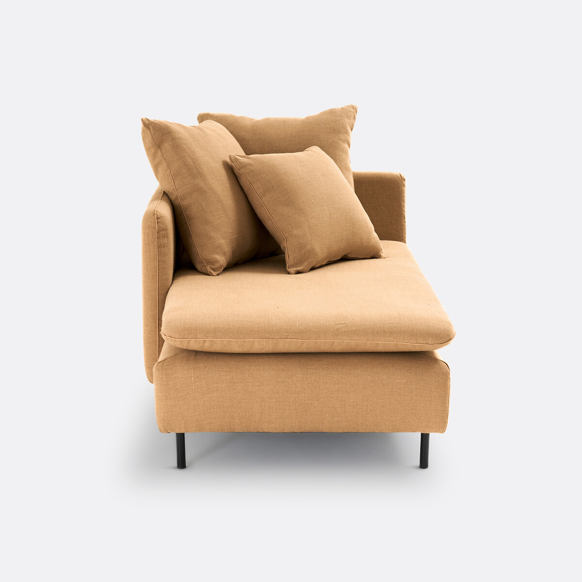 LA REDOUTE INTERIORS<br>Omvormbare Cadeira longa linho/viscose L158 cm, Ivete