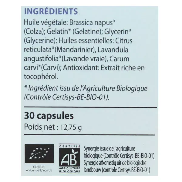 Pranarom Oleocaps 7 Relaxamento Orgânico 30 cápsulas