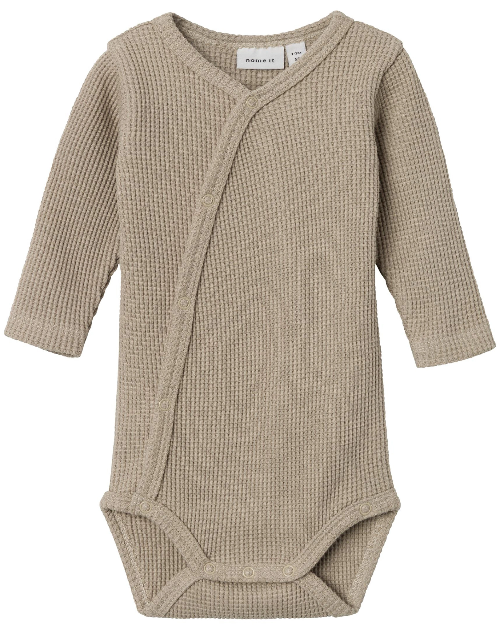 Langarm-Body NBN WAFFELSTRICK in pure cashmere