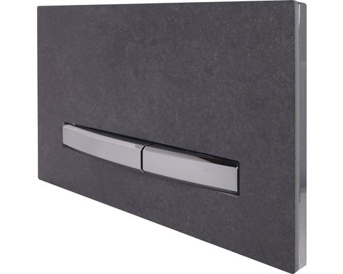 GEBERIT Sigma 50 bedieningsplaat, leisteen mat plaat / chroom mat knop 115.788.JM.2