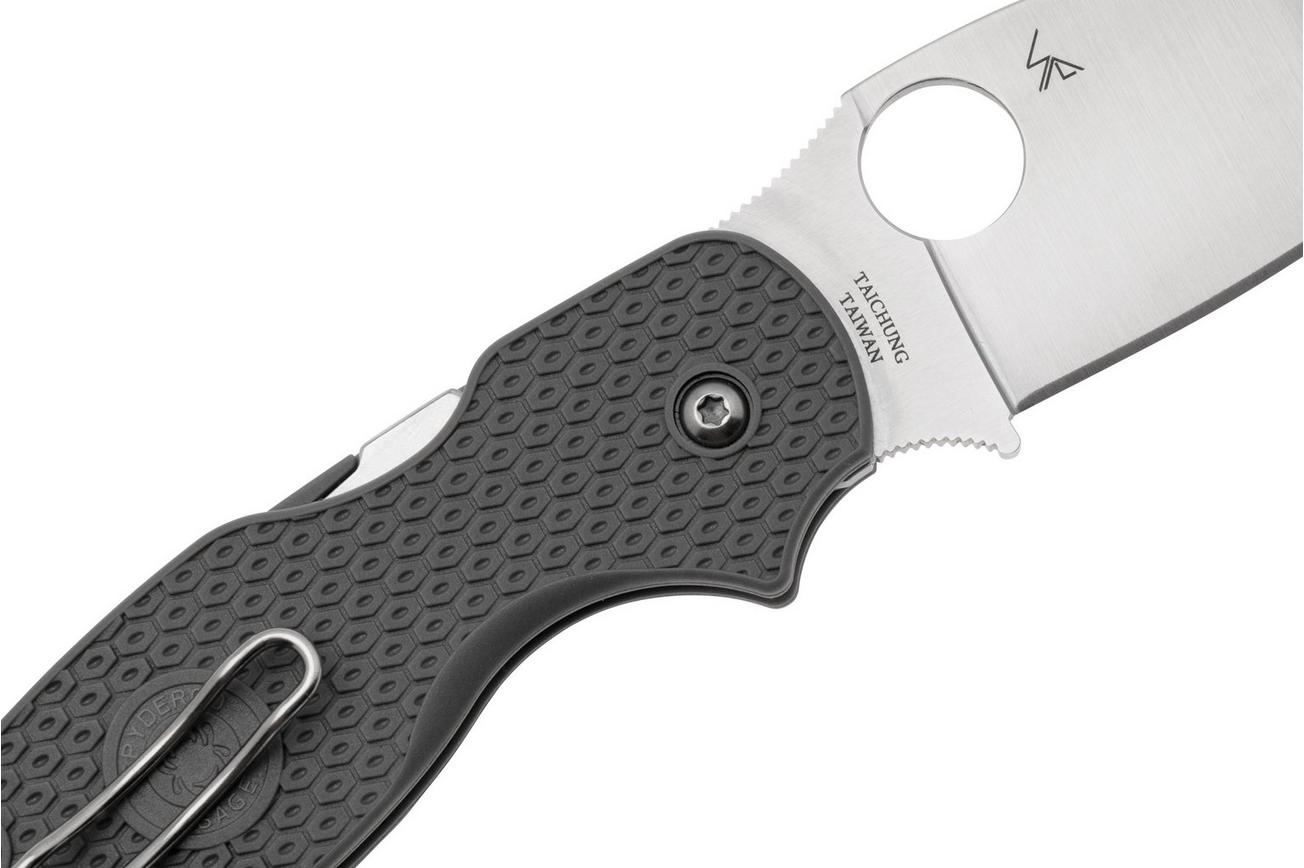Spyderco Sage 5 Lightweight Maxamet C123PGY Gray FRN, zakmes