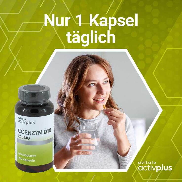 Activplus Coenzym Q10 200 mg Kapseln, 120 St