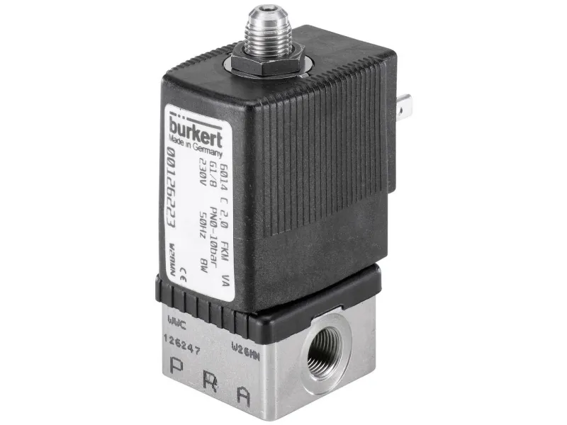 Bürkert Direkte styret ventil 126224 6014 24 V/DC Kabinetmateriale Rustfrit stål Forseglingsmateriale FKM 1 stk