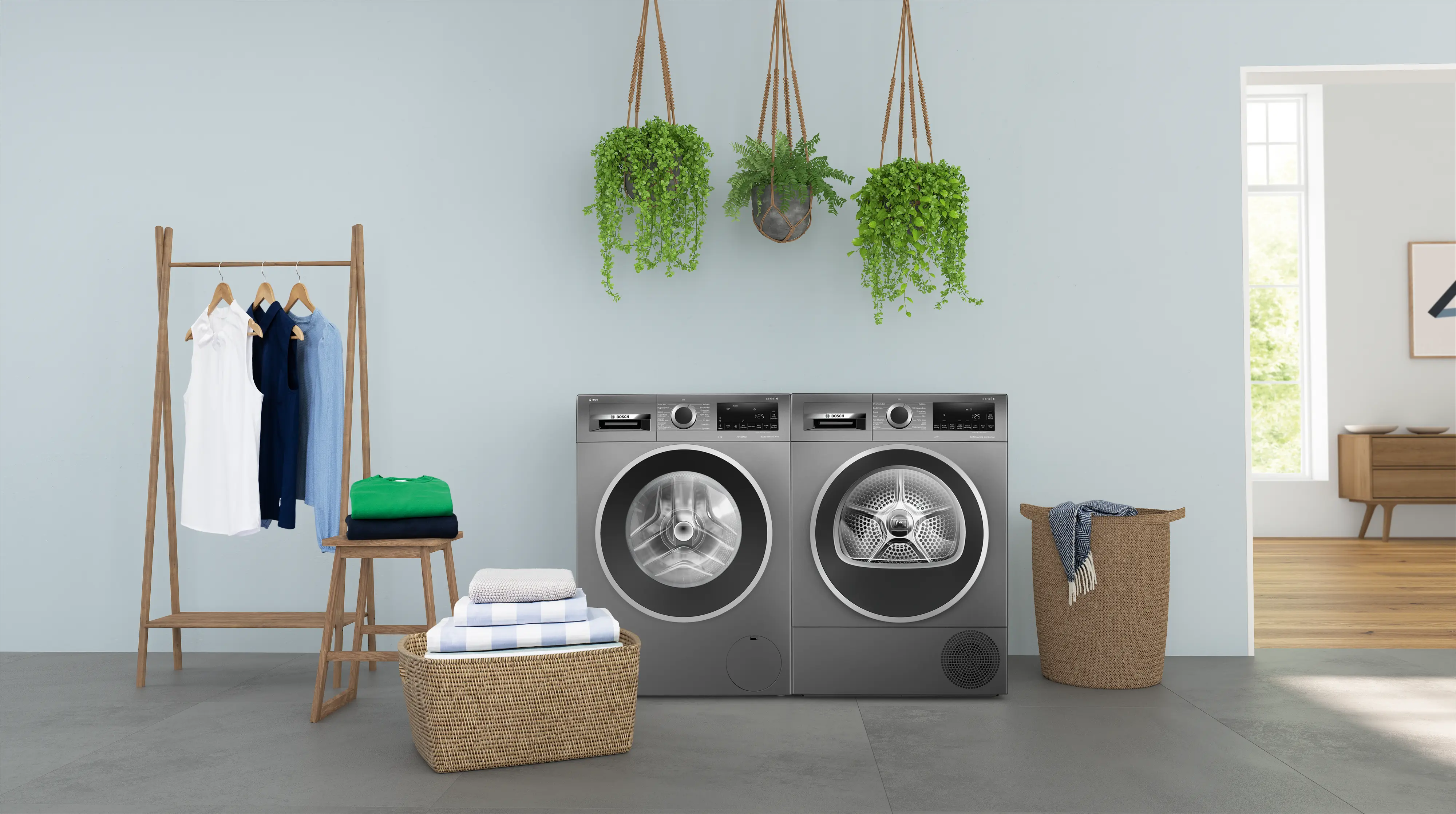Serie 6 Warmtepompdroger 8 kg Cast iron grey