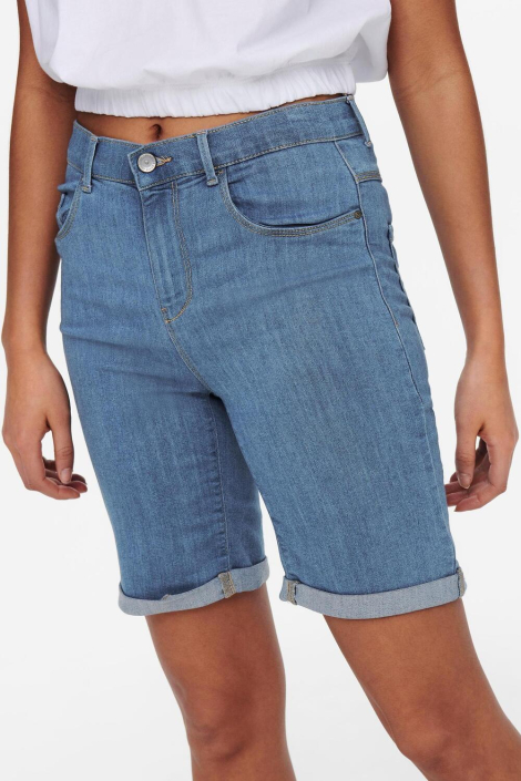 Only blauwe dames korte broek