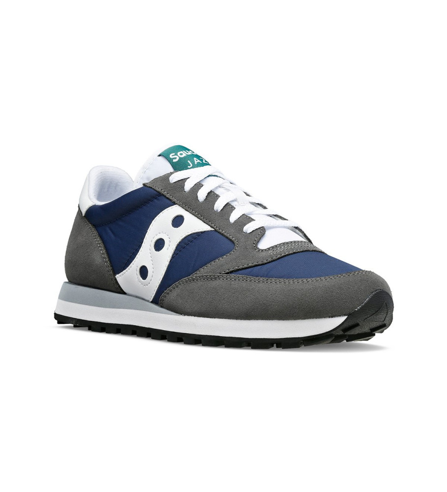 Tênis Saucony Jazz Original em couro, azul marinho