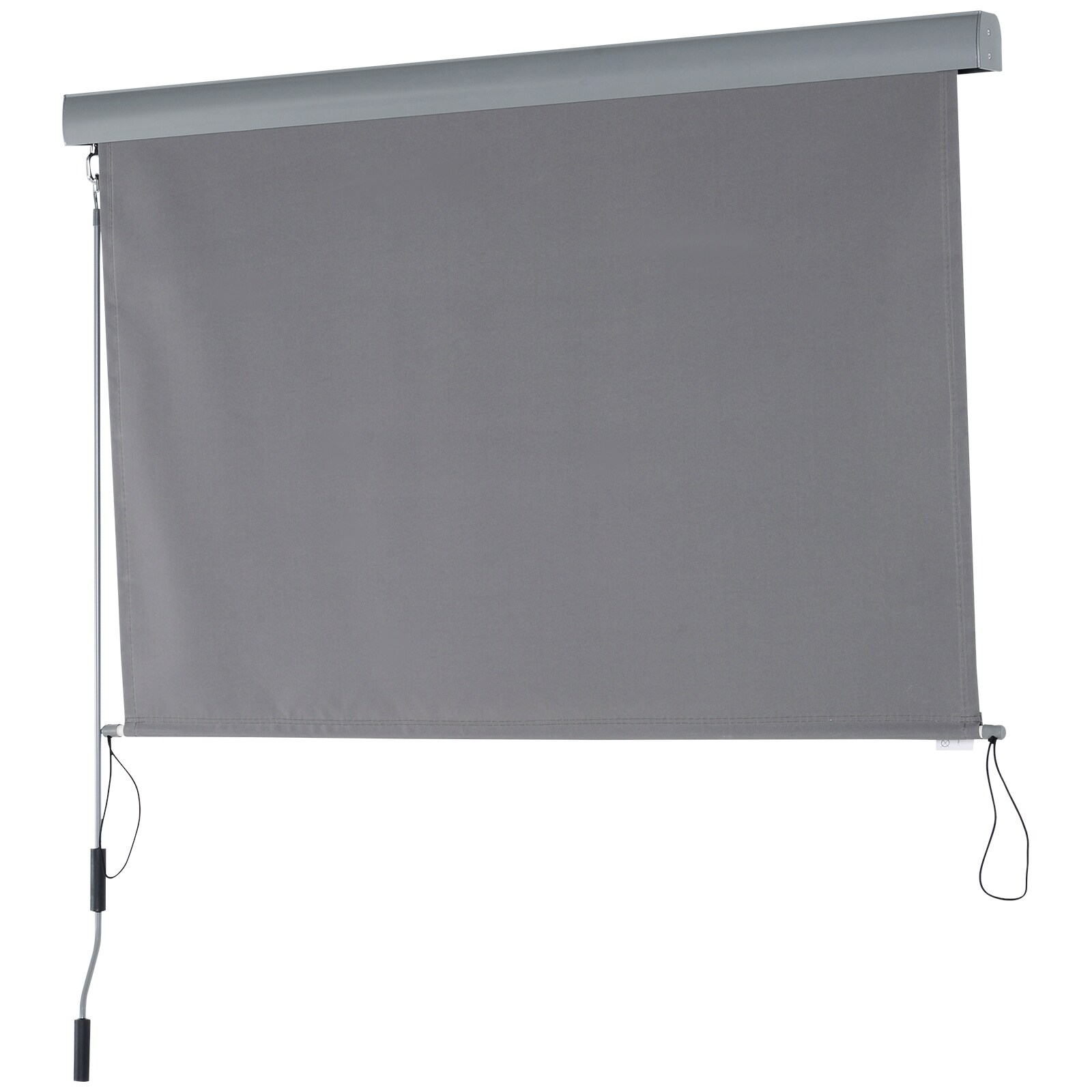 Outsunny Rollo mit Handkurbel 140 x 200 cm (LxH)