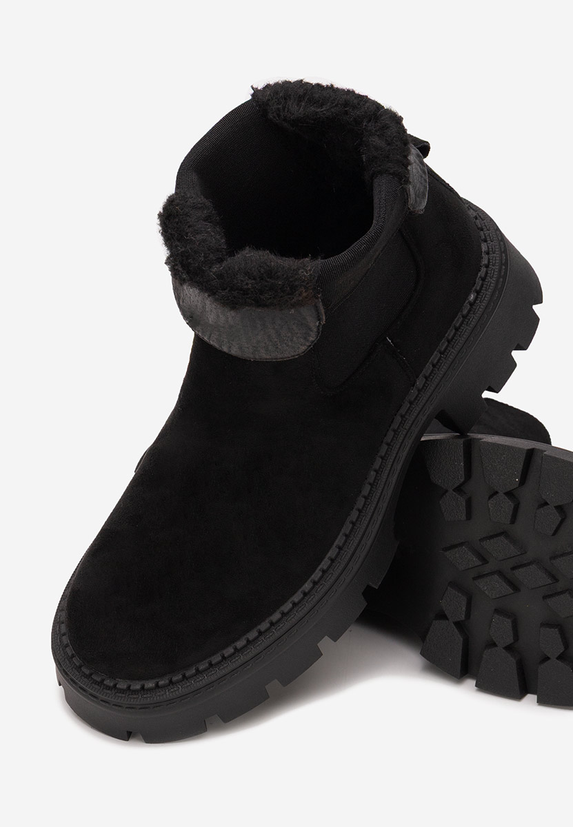 Bottes courtes femme noires Ginesia