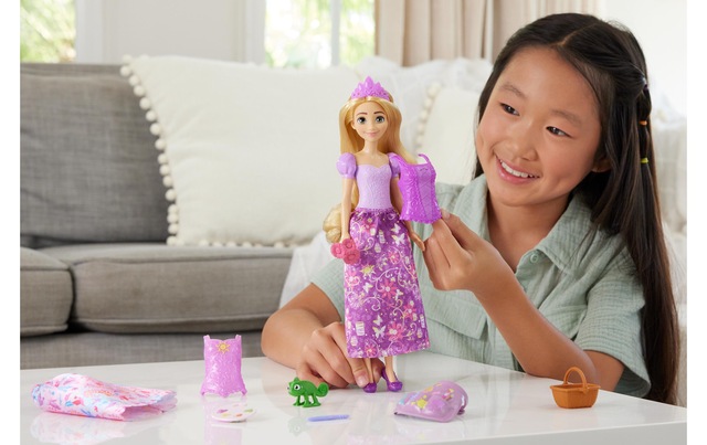 Disney Princess Anziehpuppe »2-in-1-Geschichten Rapunzel-Modepuppe«