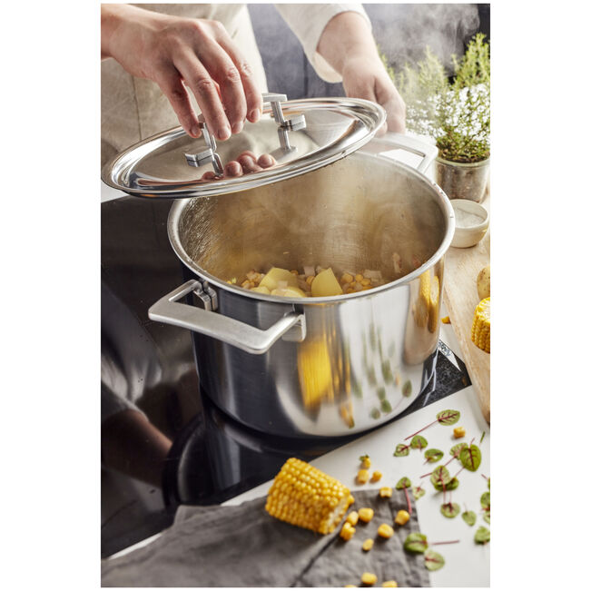 Demeyere Industry 5 Kookpannenset 8 Delig - Met Gratis set panbeschermers