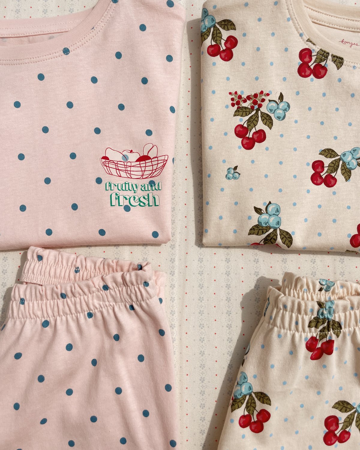 T-Skjorte & Shorts Barn – Øko Bomull | Lin Tee Set GOTS