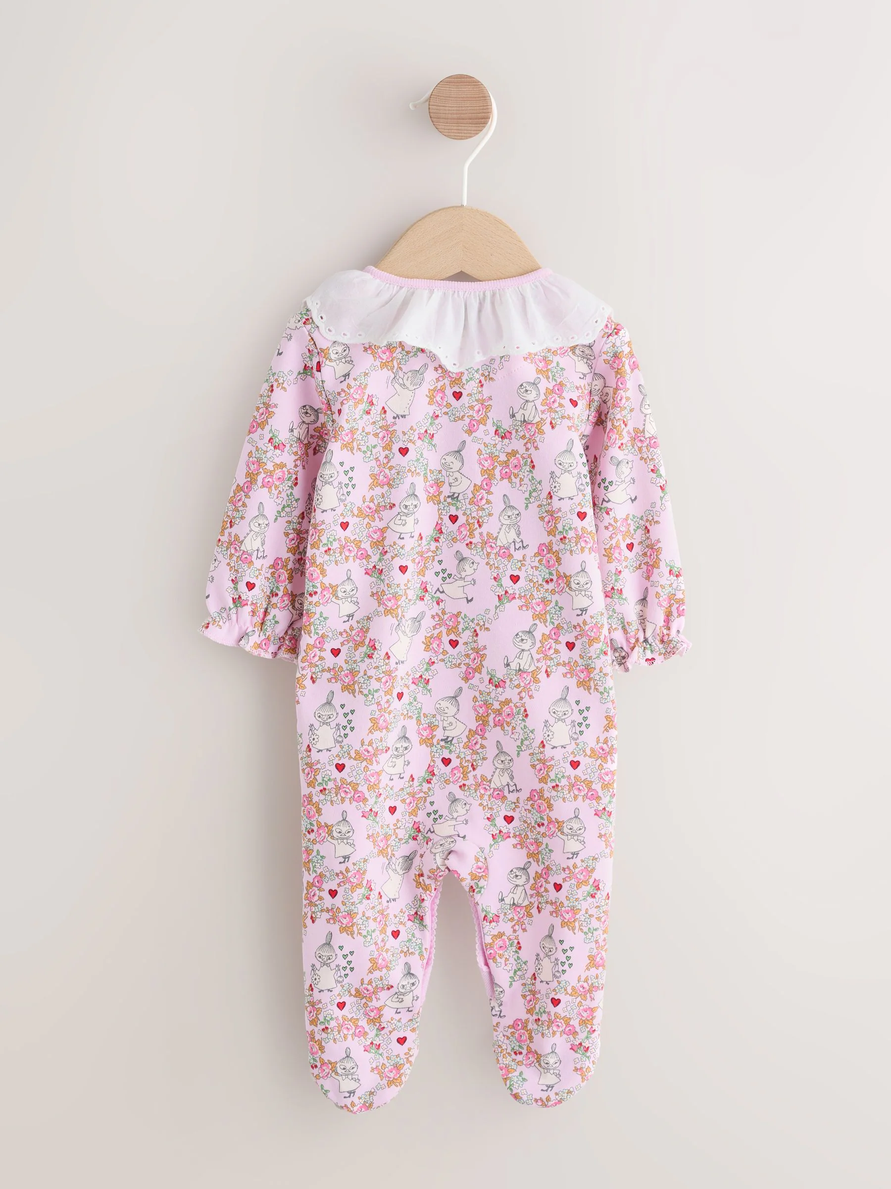 Roze - Moomin Baby Sleepsuit