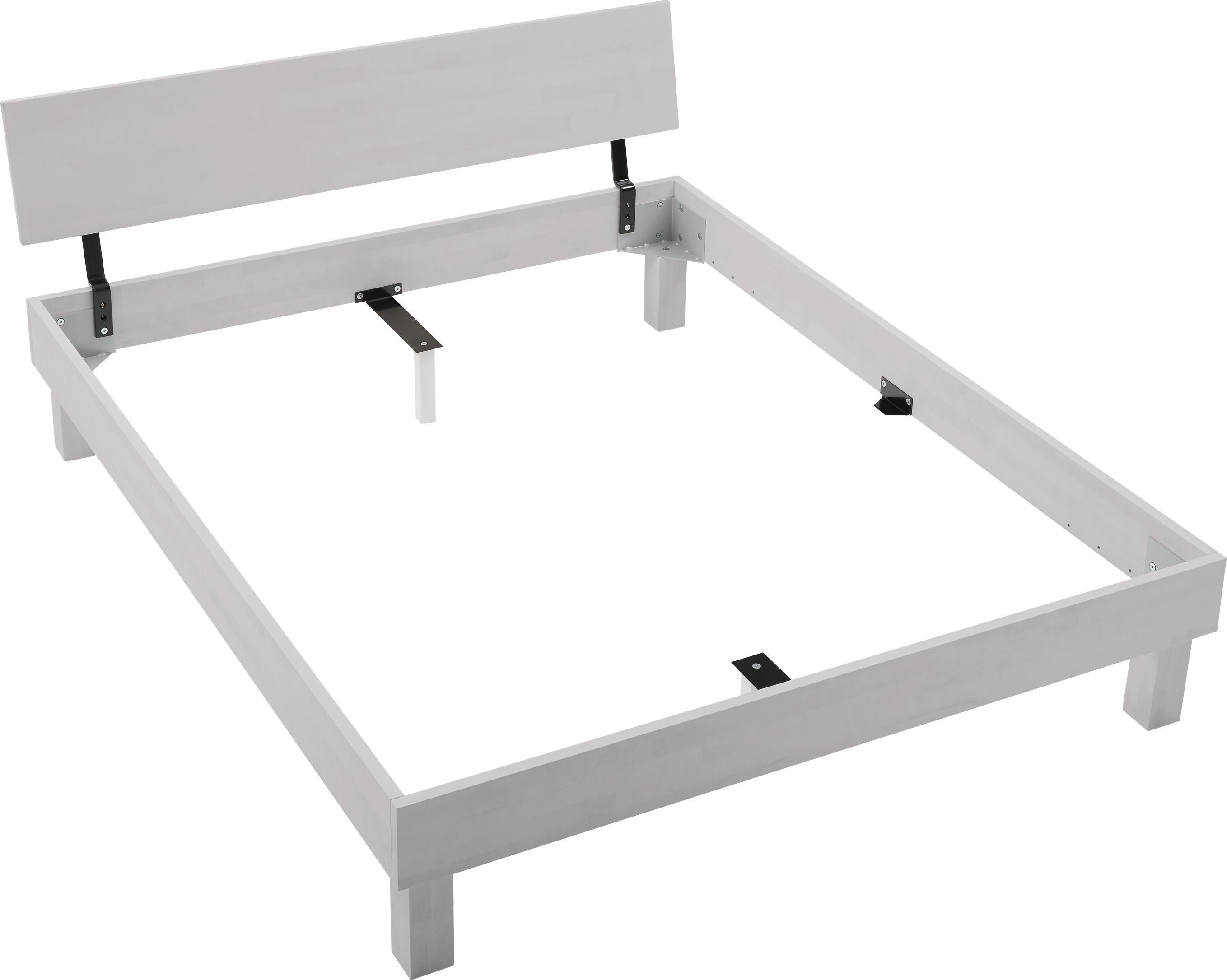 CARA Bett - Buche weiss / B: 160.0 cm x T: 200.0 cm