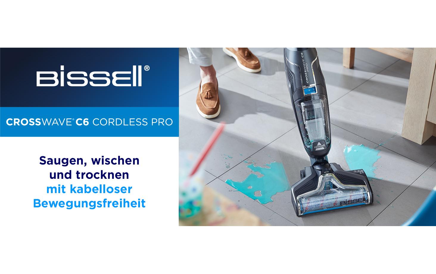 Nass-Trockensauger CrossWave C6 CordlessPro<br>Kabelloser Nass- und Trockenreiniger