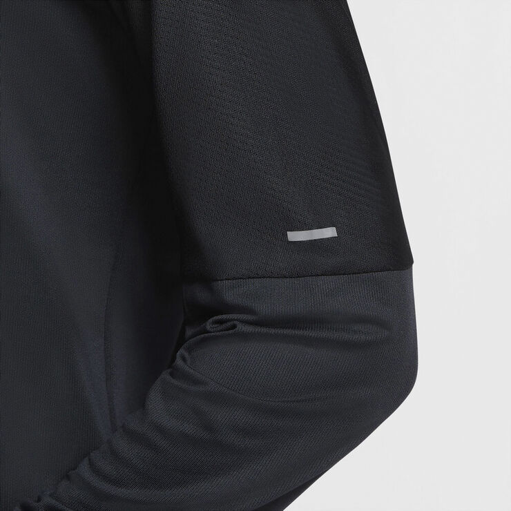 Nike Dri Fit 1 2 Zip Lobetroje Sort