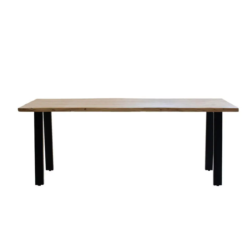 Eettafel Acaciahout - Naturel - 160x90x77cm - Lars