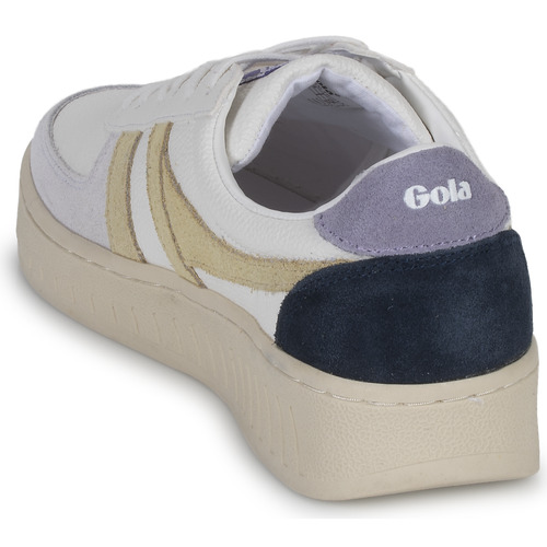 Gola - GRANDSLAM TRIDENT - Blanc / Jaune / Lila