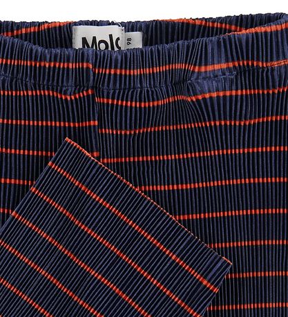 Molo Hosen - Baumwolle - Hosen - Navy - Marineroter Stripe
