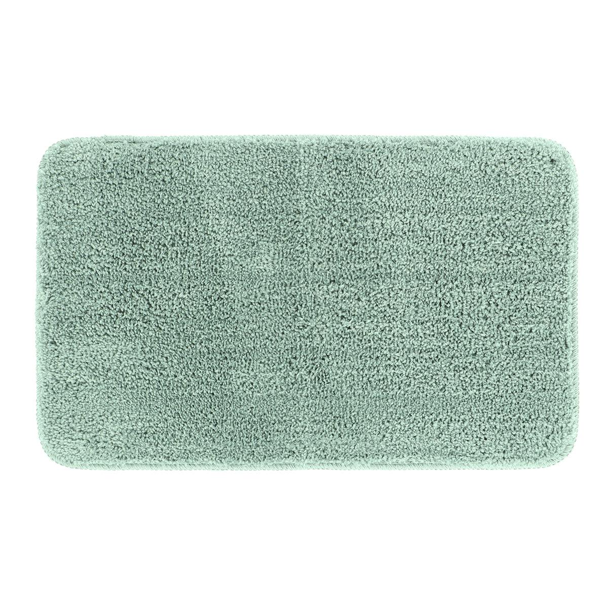 TAPIS MICROFIBRE DOUX 45X75CM VERT EUCALYPTUS