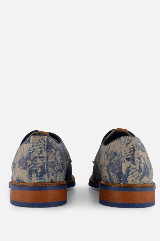 Vertice Veterschoenen blauw Leer