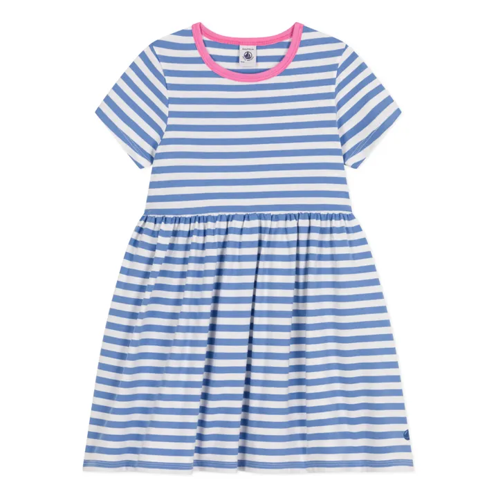 Petit Bateau Robe Malawi Rayée | Bleu