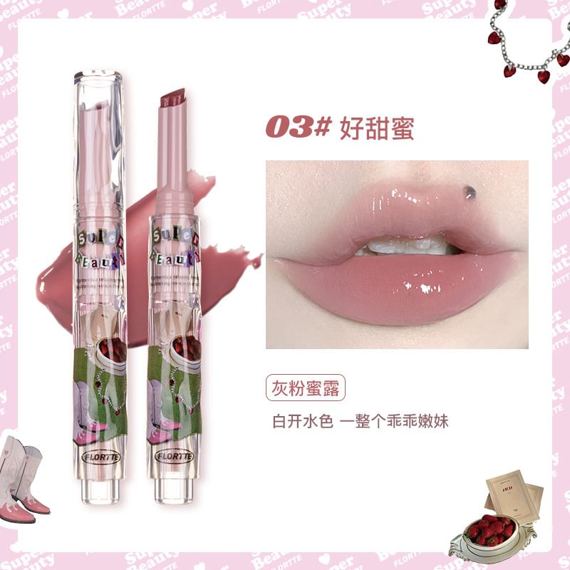 FLORTTE - Hartvormige lippenstift - 3 kleuren (1-3)