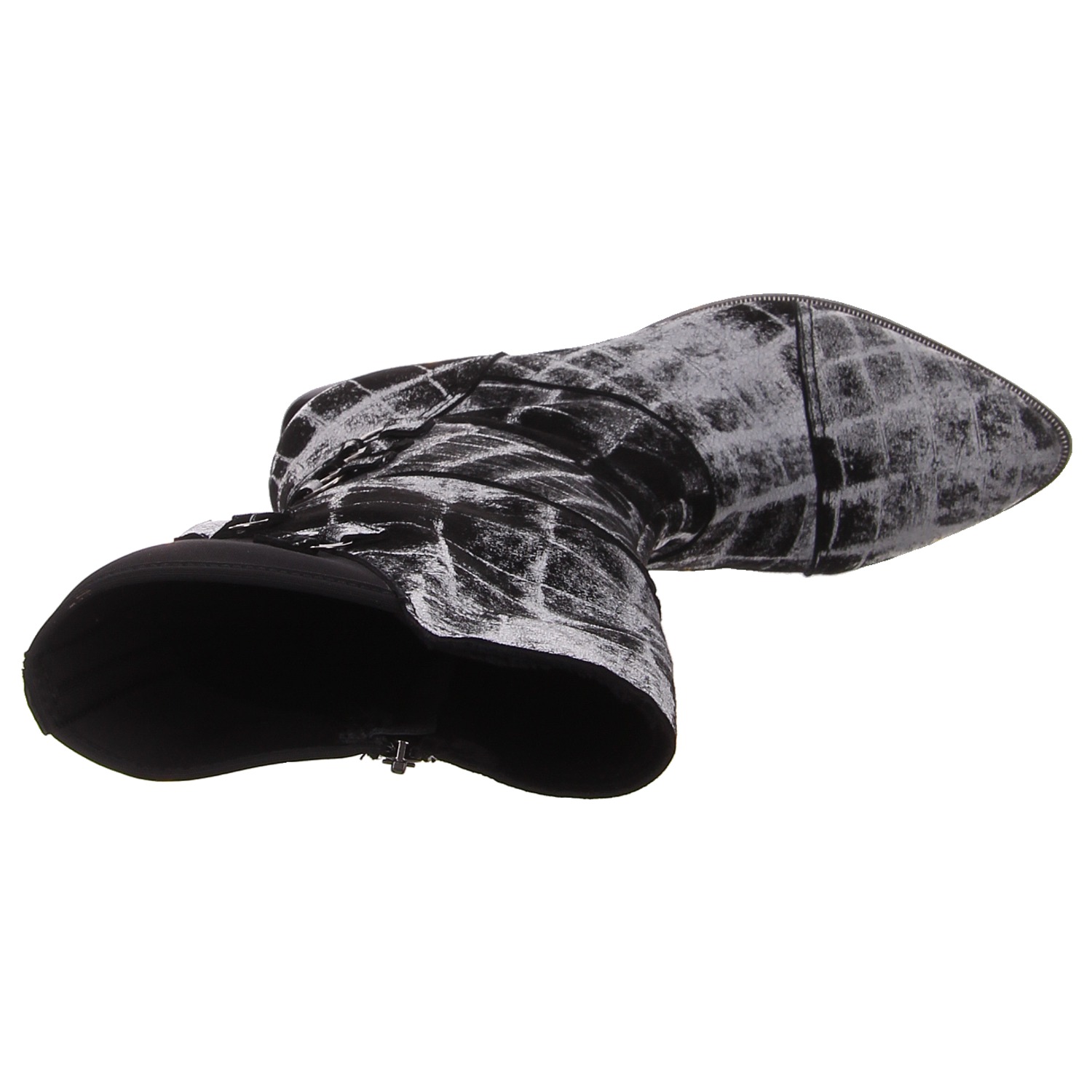 Simen Stiefel schwarz/weiß schwarz