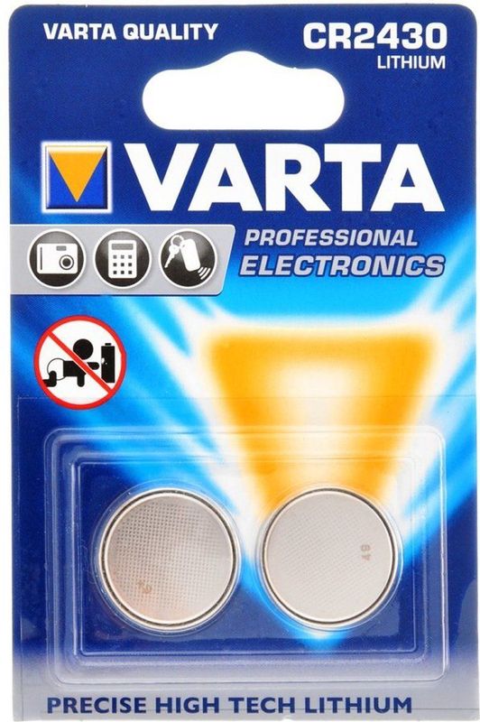 Varta - CR2430 - Knoopcelbatterij - 2 Stuks - Lithium