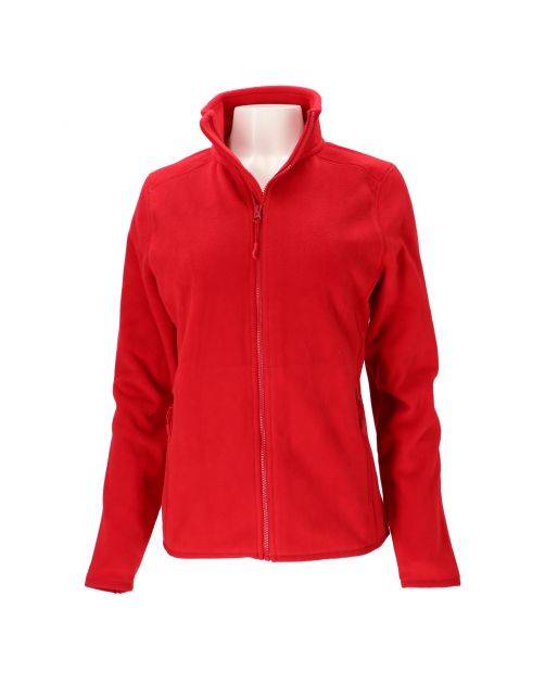 Ardy's Dames Fleece Rood - Vrijetijdskleding