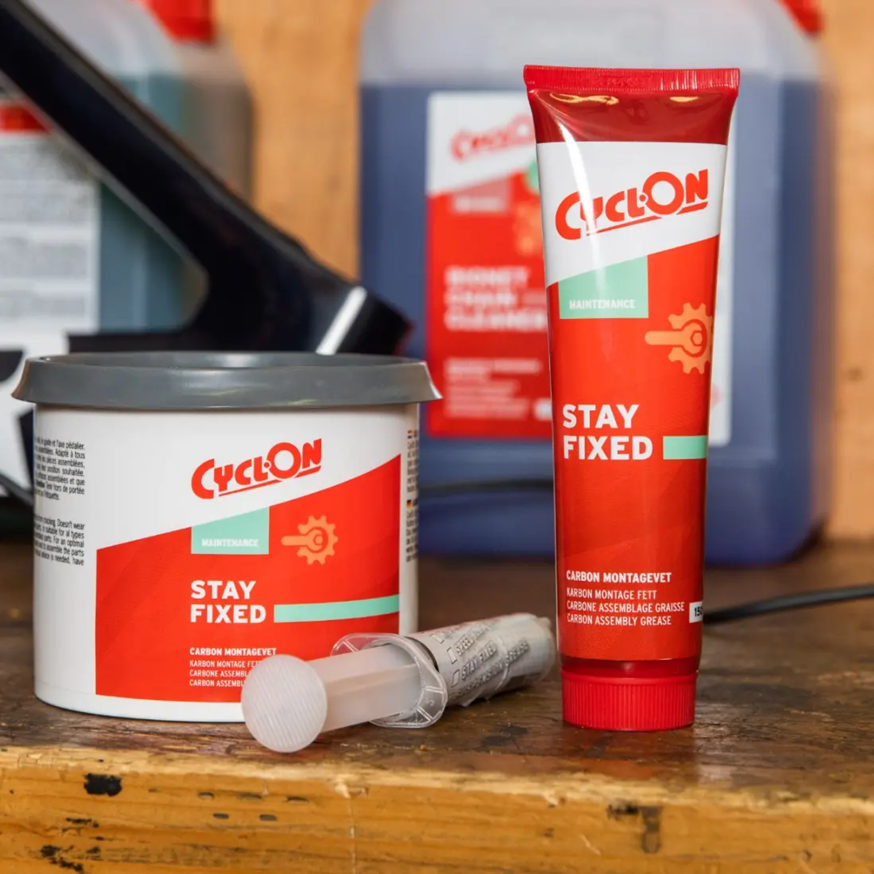 CyclOn Stay Fixed Carbon Montagepasta