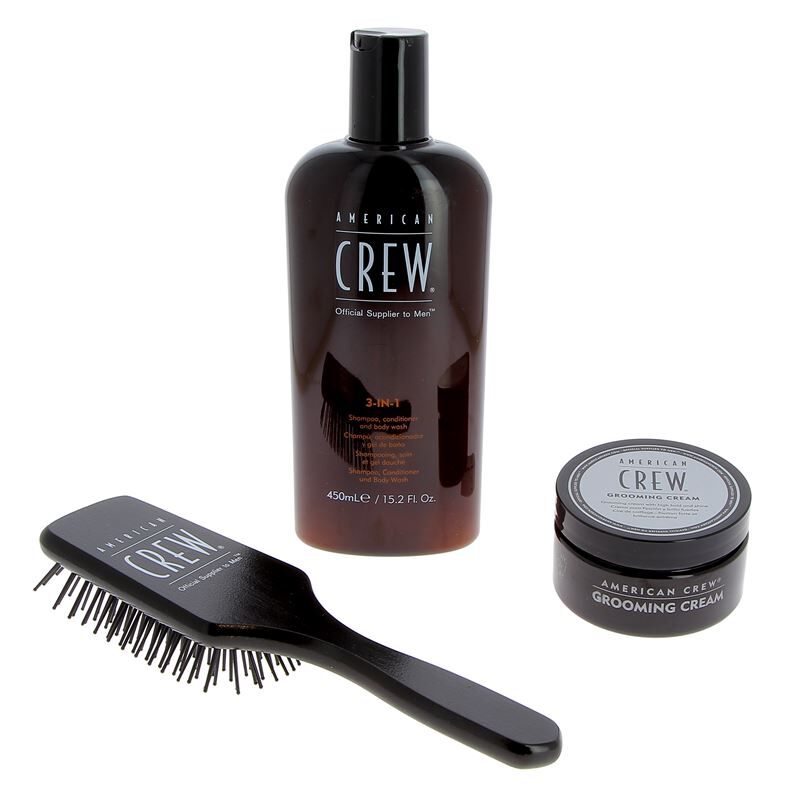 Pack essentiels corps et cheveux Grooming Cream et brosse