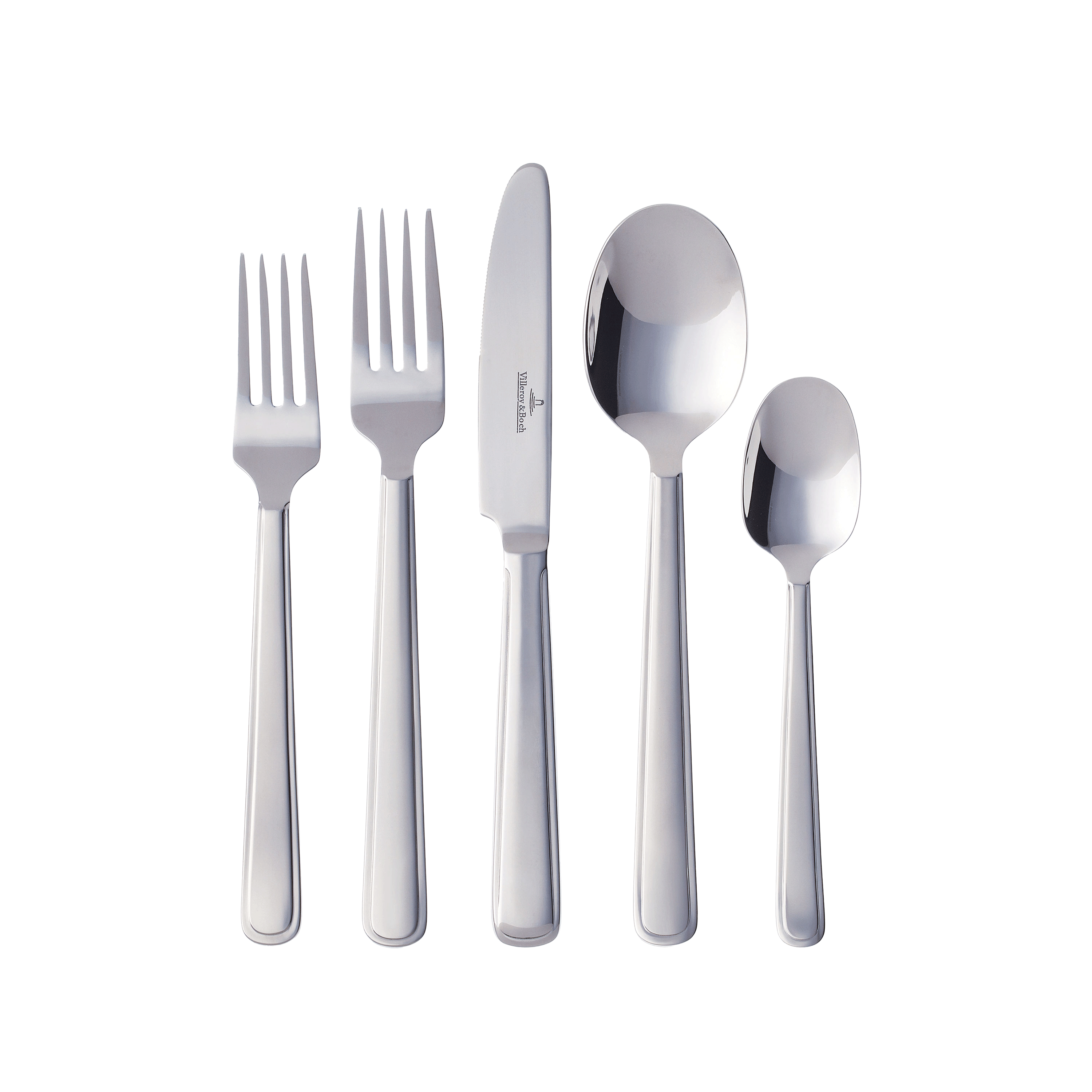 Celeste 60-piece flatware set stainless steel