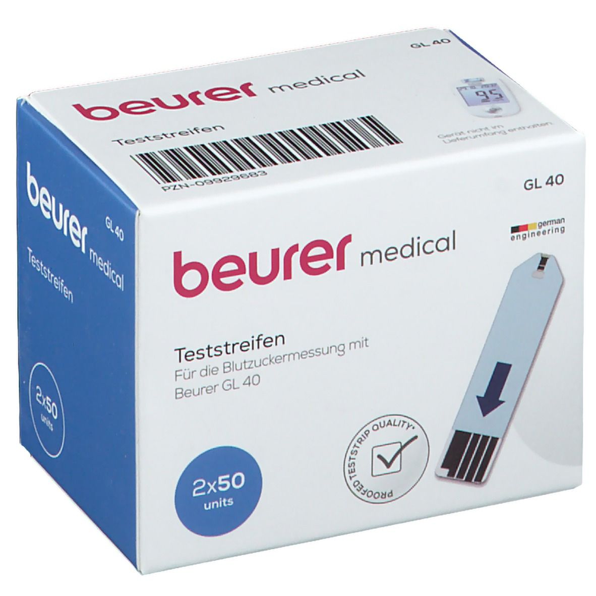beurer Blutzucker-Teststreifen GL40