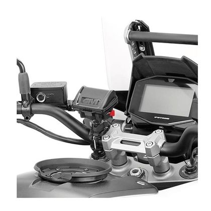 Support Givi S604 - POUR BADGE PÉAGE Universel - Noir