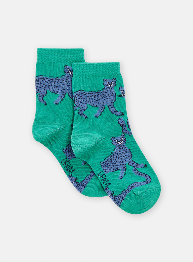 Chaussettes à motif léopard pour garçon