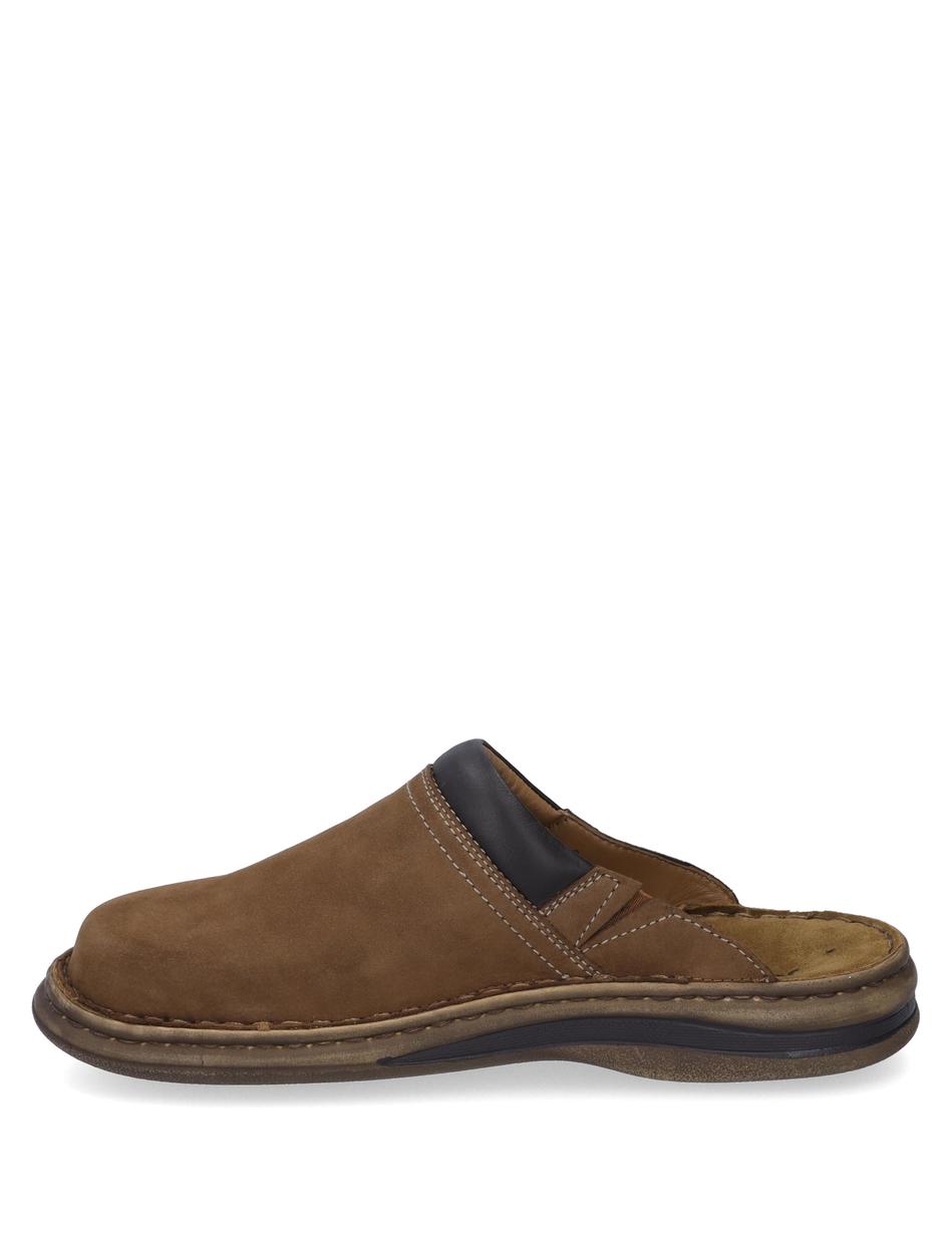 Clog Max, cognac-kombi
