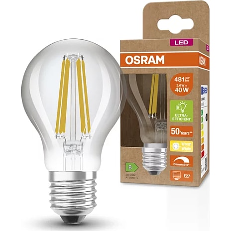 Osram LED kronepære 2,6W - dæmpbar