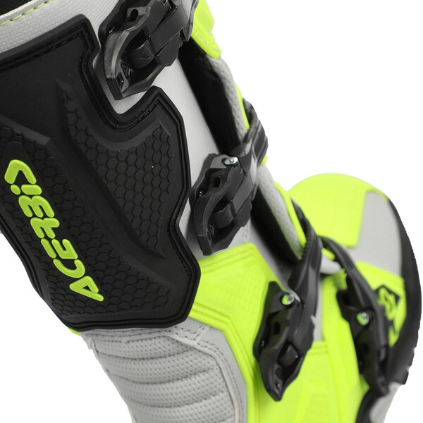Acerbis - Bottes Artiglio Jaune fluo / Blanc