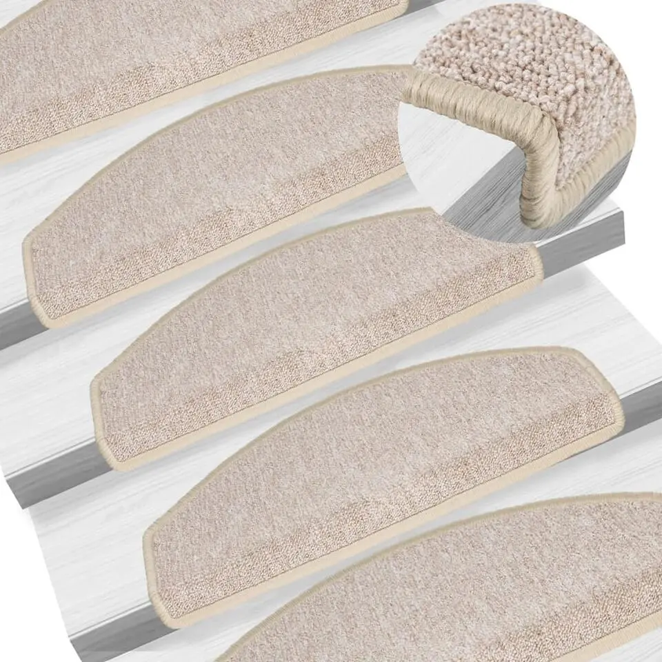 vidaXL - Trapmat - Taupe - Polypropyleen