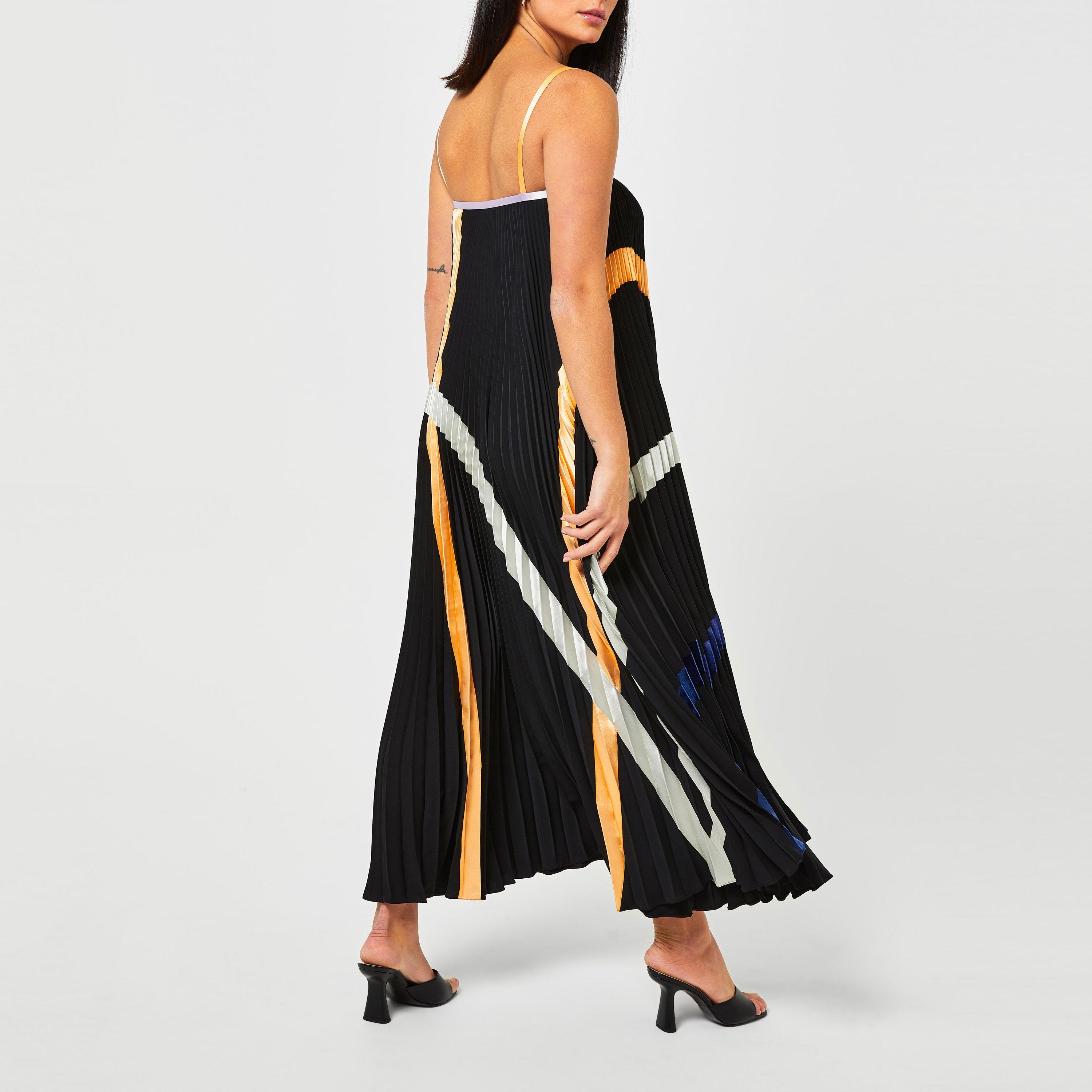 Emporio Armani Pleat Midi Dress