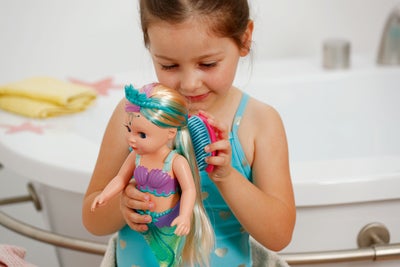 BABY born Havfrue med Selvlysende Finne 43 cm