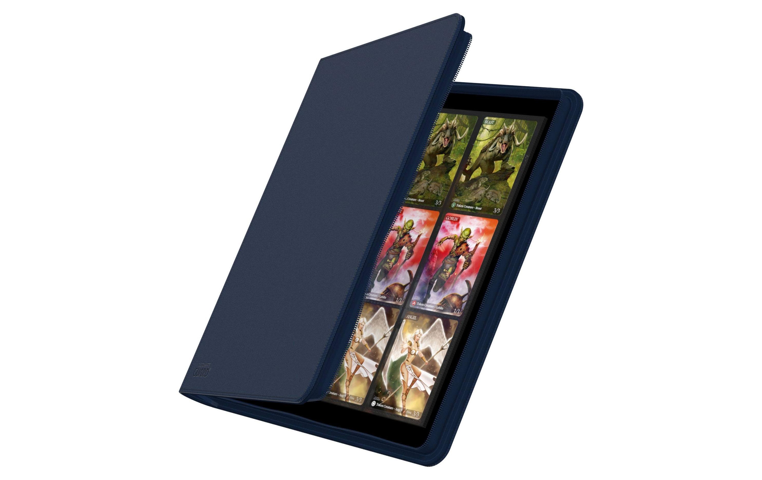 Karten-Portfolio QuadRow ZipFolio 480 24-Pocket, blau24 Pocket Portfolio
