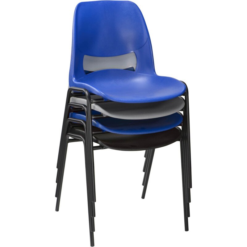 Chaise COQUE ASOLA - piètement noir
