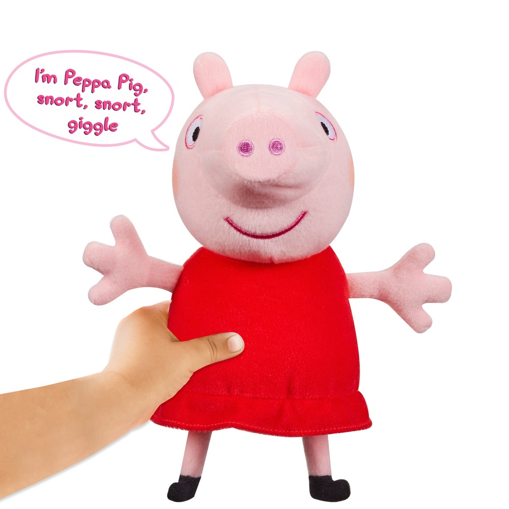Peppa Pig Kicher- und Schnauben-Plüschtier